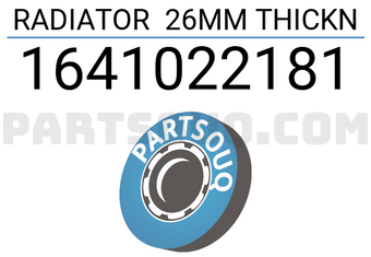 MAXPART 1641022181 RADIATOR 26MM THICKN