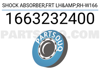 MAXPART 1663232400 SHOCK ABSORBER,FRT LH&RH-W166