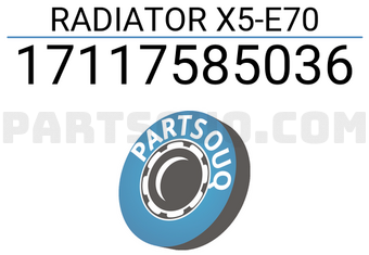 MAXPART 17117585036 RADIATOR X5-E70
