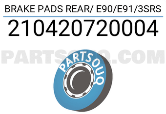 MAXPART 210420720004 BRAKE PADS REAR/ E90/E91/3SRS