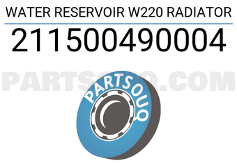MAXPART 211500490004 WATER RESERVOIR W220 RADIATOR