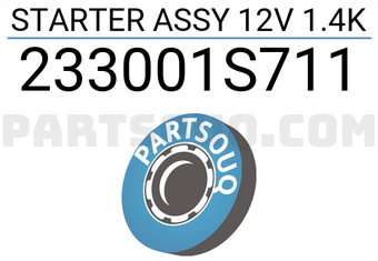 MAXPART 233001S711 STARTER ASSY 12V 1.4K