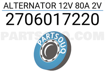 MAXPART 2706017220 ALTERNATOR 12V 80A 2V
