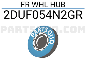 MAXPART 2DUF054N2GR FR WHL HUB