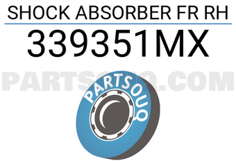 MAXPART 339351MX SHOCK ABSORBER FR RH