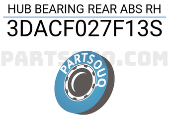 MAXPART 3DACF027F13S HUB BEARING REAR ABS RH