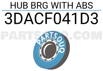 MAXPART 3DACF041D3 HUB BRG WITH ABS