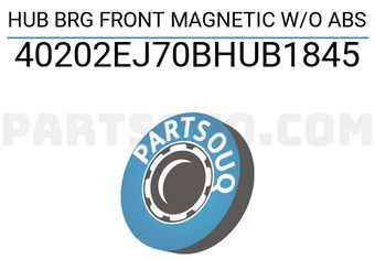 MAXPART 40202EJ70BHUB1845 HUB BRG FRONT MAGNETIC W/O ABS