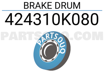 MAXPART 424310K080 BRAKE DRUM