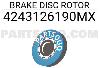 MAXPART 4243126190MX BRAKE DISC ROTOR