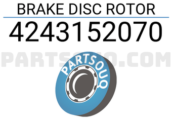 MAXPART 4243152070 BRAKE DISC ROTOR