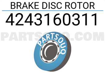 MAXPART 4243160311 BRAKE DISC ROTOR