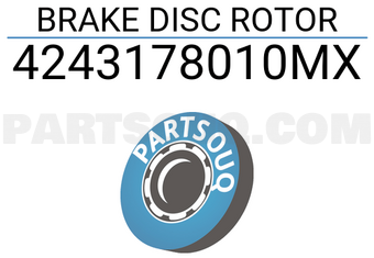 MAXPART 4243178010MX BRAKE DISC ROTOR