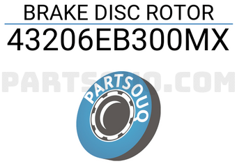 MAXPART 43206EB300MX BRAKE DISC ROTOR