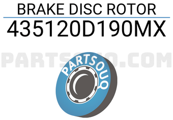 MAXPART 435120D190MX BRAKE DISC ROTOR