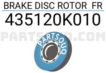 MAXPART 435120K010 BRAKE DISC ROTOR FR