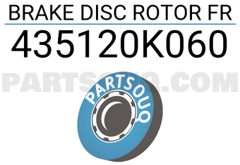 MAXPART 435120K060 BRAKE DISC ROTOR FR