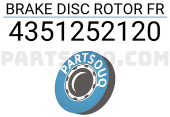 MAXPART 4351252120 BRAKE DISC ROTOR FR
