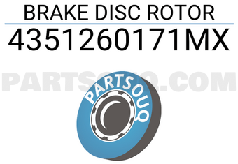 MAXPART 4351260171MX BRAKE DISC ROTOR