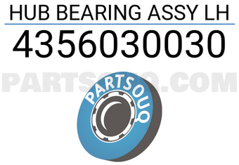 MAXPART 4356030030 HUB BEARING ASSY LH