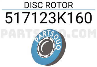 MAXPART 517123K160 DISC ROTOR