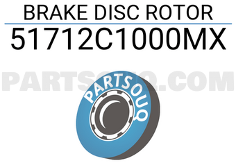 MAXPART 51712C1000MX BRAKE DISC ROTOR