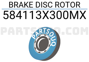 MAXPART 584113X300MX BRAKE DISC ROTOR