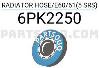 MAXPART 6PK2250 RADIATOR HOSE/E60/61(5 SRS)