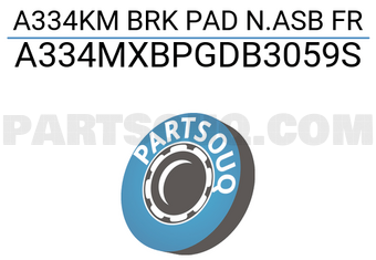 MAXPART A334MXBPGDB3059S A334KM BRK PAD N.ASB FR