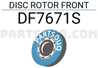 MAXPART DF7671S DISC ROTOR FRONT