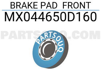 MAXPART MX044650D160 BRAKE PAD FRONT