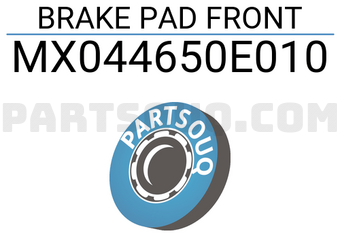 MAXPART MX044650E010 BRAKE PAD FRONT