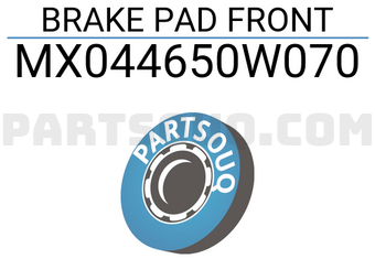 MAXPART MX044650W070 BRAKE PAD FRONT