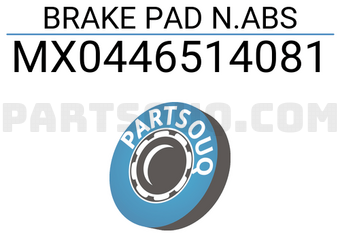 MAXPART MX0446514081 BRAKE PAD N.ABS