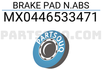 MAXPART MX0446533471 BRAKE PAD N.ABS