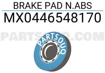 MAXPART MX0446548170 BRAKE PAD N.ABS