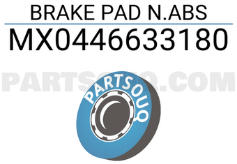 MAXPART MX0446633180 BRAKE PAD N.ABS