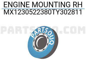 MAXPART MX1230522380TY302811 ENGINE MOUNTING RH