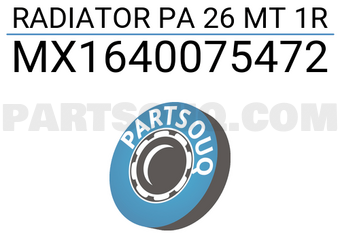 MAXPART MX1640075472 RADIATOR PA 26 MT 1R