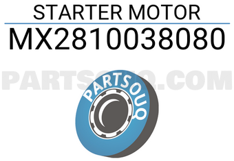 MAXPART MX2810038080 STARTER MOTOR
