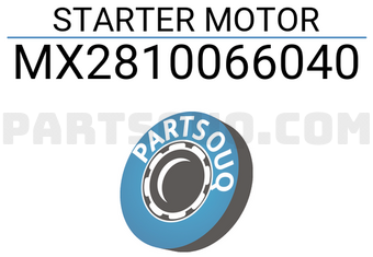 MAXPART MX2810066040 STARTER MOTOR
