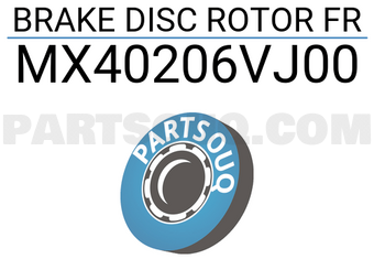 MAXPART MX40206VJ00 BRAKE DISC ROTOR FR