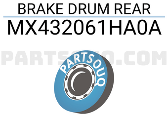 MAXPART MX432061HA0A BRAKE DRUM REAR