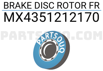MAXPART MX4351212170 BRAKE DISC ROTOR FR