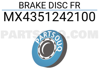 MAXPART MX4351242100 BRAKE DISC FR