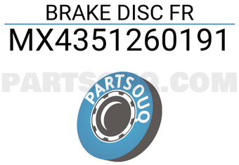 MAXPART MX4351260191 BRAKE DISC FR