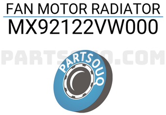 MAXPART MX92122VW000 FAN MOTOR RADIATOR
