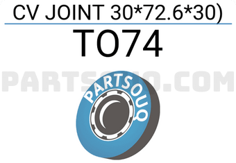 MAXPART TO74 CV JOINT 30*72.6*30)