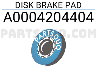 MERCEDES A0004204404 DISK BRAKE PAD