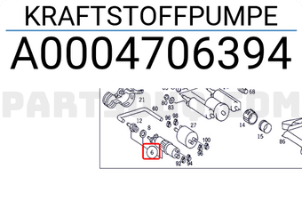 MERCEDES A0004706394 FUEL PUMP-C(W202/S202)CLK(C208